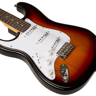 Vintage Reissued Series LV6SSB 3 Single Coil PU's, Sunset Sunburst image 2