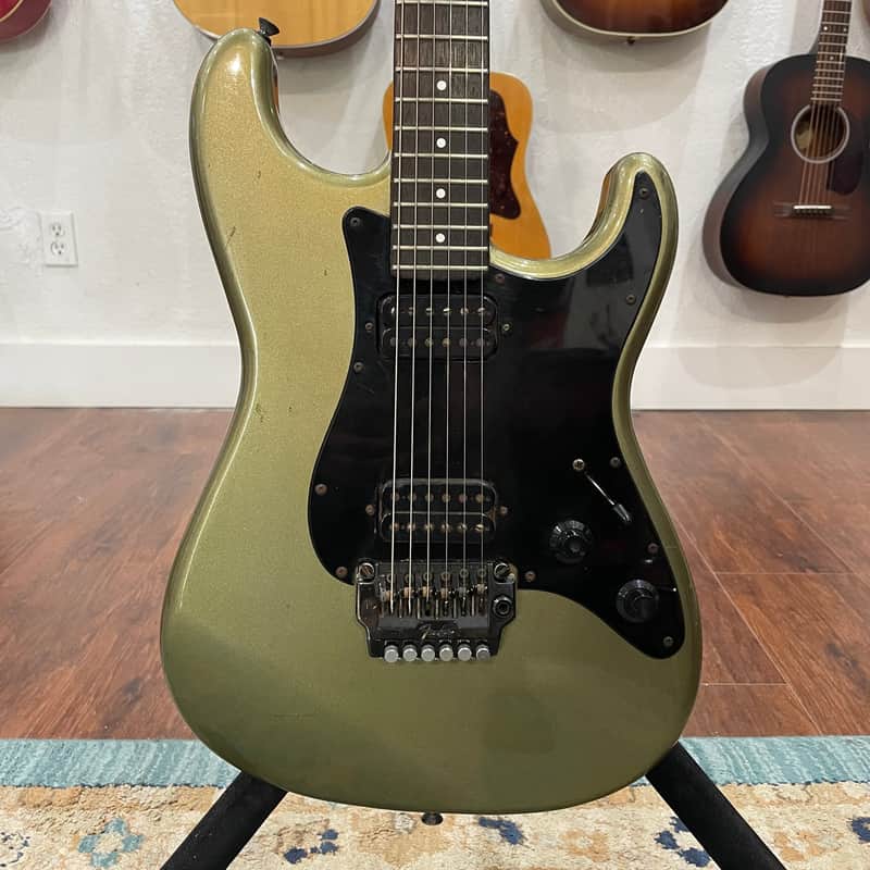 Fender Contemporary Series Stratocaster Deluxe HH 1985 - 1987 - Emerald Mist