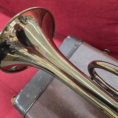 Monette Style Trumpet ( Copy) Refinished - Smoke Black Brass image 14