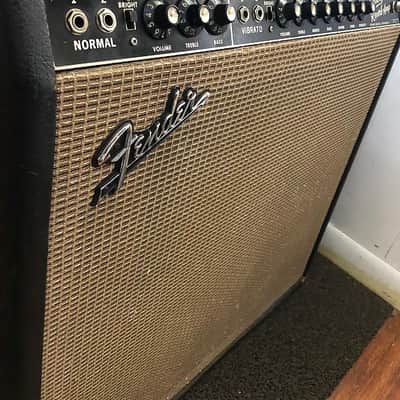 Fender Super Reverb Vintage 1965 - Black Panel Incredible Condition Gig Ready w/ original footswitch image 1