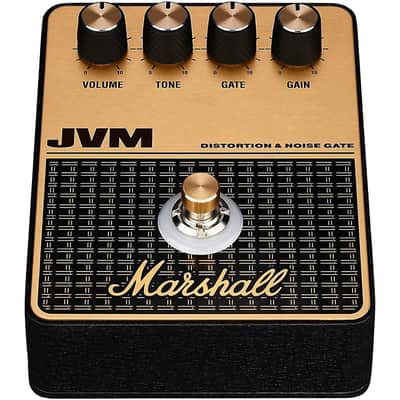 Marshall JVM Distortion and Overdrive Effects Pedal Regular Black and Gold image 4
