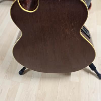 Landola J-800 Made in FINLAND Florentine Cutaway Jumbo Acoustic-Electric Guitar Finnish European EU Build with USA Shadow P4 4-band EQ pre-amp Vintage 80s 1980's Gibson Open-Book Headstock image 17