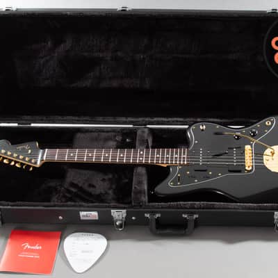 2025 Fender MIJ Japan Traditional ’60s Jazzmaster Black Pearl Matching Headstock Gold Hardware HSC image 2