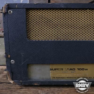 1973 Marshall JMP 1959 Super Lead 2-Channel 100-Watt Guitar Amp Head 1967 - 1975 - Black image 10