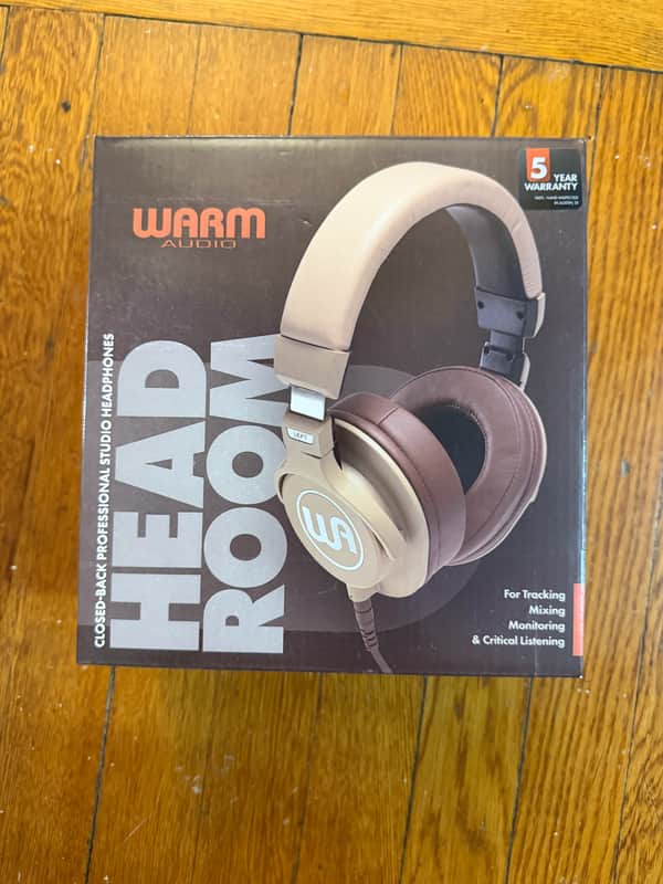 Warm Audio WA-HR HeadRoom Closed-Back Professional Studio Headphones - Tan (Demo Deal)