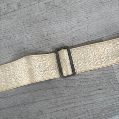 Ace Vintage Guitar Strap White image 18