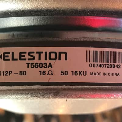 Celestion G12P-80 Seventy 80 12" 80-Watt 16ohm Speaker image 5