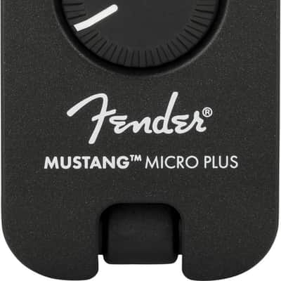Fender Mustang Micro Plus Guitar Headphone Amp 2024 - Present - Black image 5