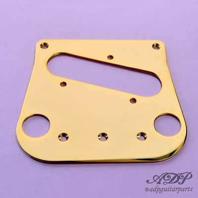 Bigsby B5 + WD Conversion Kit: Bridge 6 Threaded Saddles + Pickup Plate Gold image 3