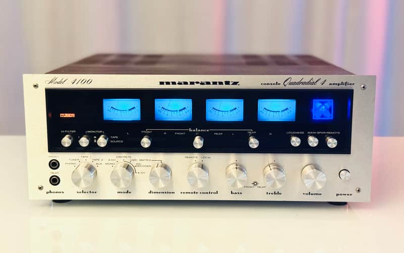 🎶✨ Marantz Model 4100 Quadraphonic Integrated Amplifier — Serviced/Cleaned, LED, 4CH/2CH Modes, Fully Tested/Working image 1
