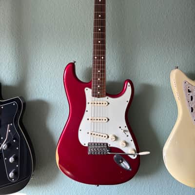 Immagine Fender Vintera Road Worn '60s Stratocaster 2020 - 2021 - Firemist Gold - 12