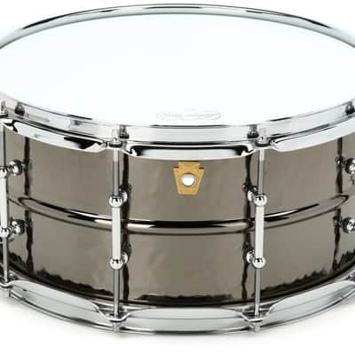 Ludwig Black Beauty Snare Drum - 6.5 inches x 14 inches  Black Nickel image 2