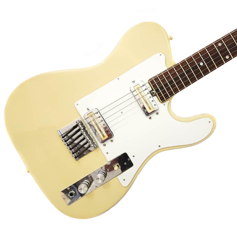 Hofner 175 II Tele e-guitar from 1972 in aged white (Restored, Vintage, Höfner) image 1