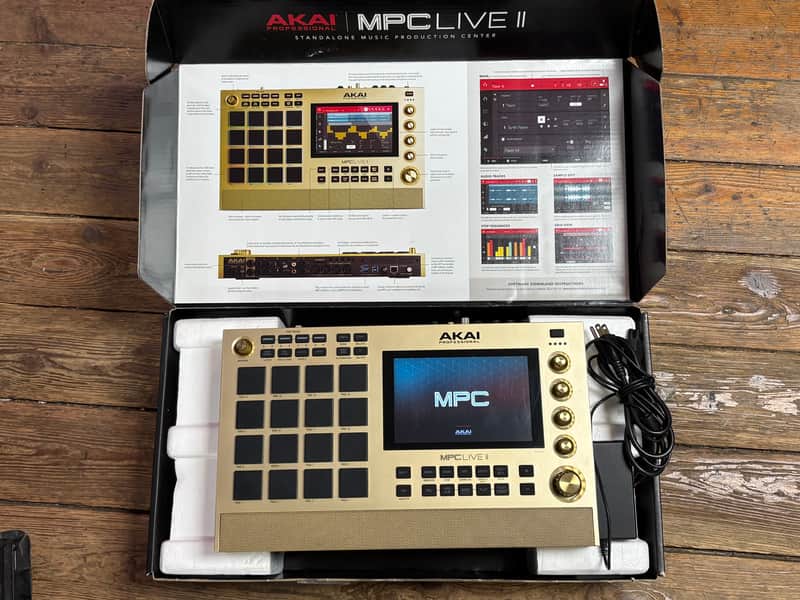 Akai MPC Live II Standalone Sampler / Sequencer Gold Edition | Reverb