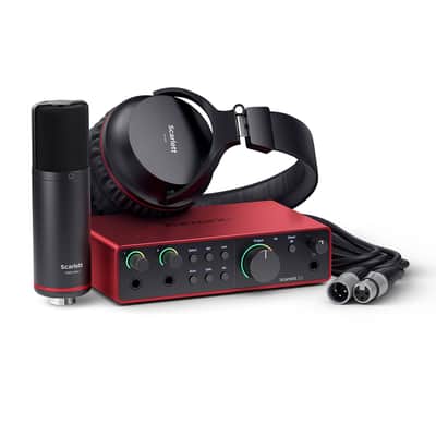 Focusrite Scarlett 2i2 Gen 3 and AT2020 Podcasting Bundle | Reverb