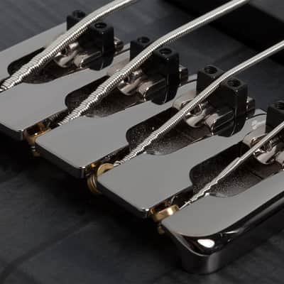 Schecter Stiletto Studio-4 See-Thru Black Satin image 9
