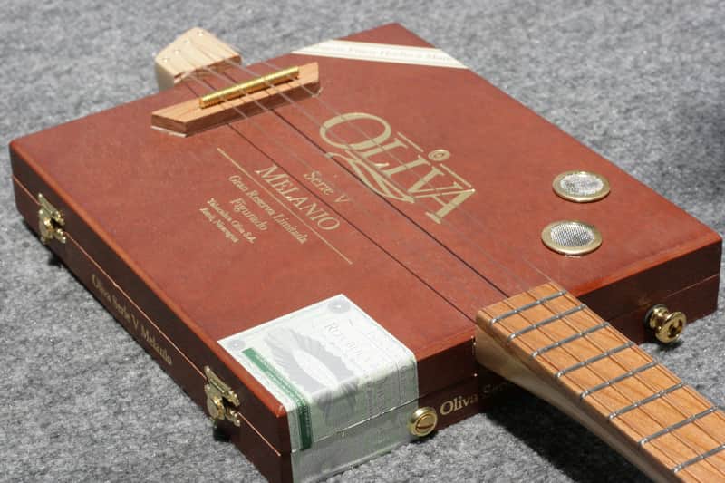 Oliva Acoustic Cigar Box Ukulele by D-Art Homemade Guitar Co. image 1