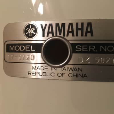 1970's Yamaha Recording Custom 9000 Series White Drum Set- image 10