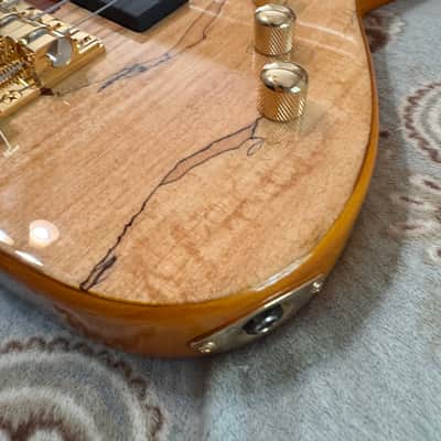 Cort Jeff Berlin Rithimic Bass w GATOR CASE Alder/Spalted Maple-Padouk Top Bartolini pickups image 10