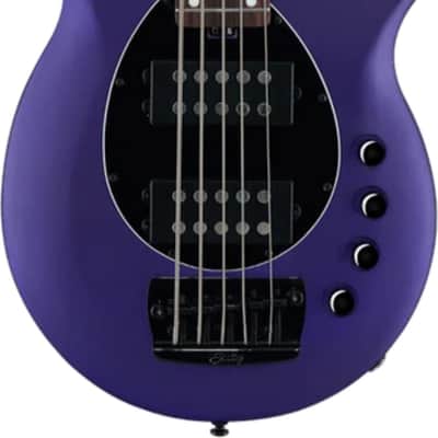 Sterling Bongo5 5-String Bass Guitar, Rosewood Fingerboard, Firemist Purple Stain image 1