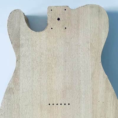 Harley Benton Tele Style Guitar Neck with HH Unfinished Body Set image 25