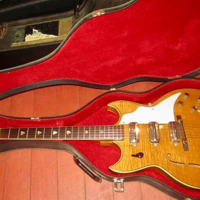 ~1963 Kay Airline Barney Kessel Deluxe 3 Pickup Natural image 9