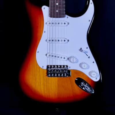Tokai SSS-Style Rosewood Fretboard 3-Tone Sunburst image 1