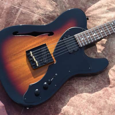 Custom Pre-order! Thinline Telecaster HH 2025 3-Color Vintage Sunburst Lightweight 4-Way image 4