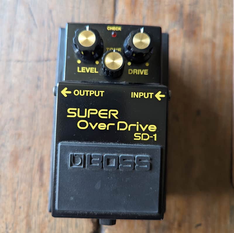 Boss SD-1-4A 40th Anniversary Super Overdrive 2021 - Black / Yellow image 1