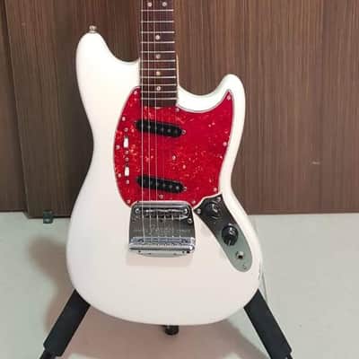 1964/65 Fender Mustang Guitar - Rosewood - Olympic White image 1