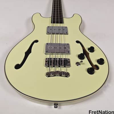 Warwick RockBass Star Bass 4-String Bass Solid Creme White 32" Scale 8.34lbs #569789-25 image 5