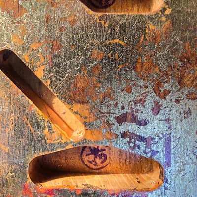 Telecaster Massa Guitar body – Gold Leaf-Abstract Impression image 7