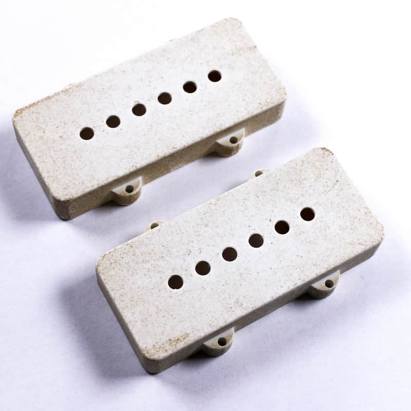 AGP ™ - Jazzmaster ® Guitar Pickup Cover Set 51mm Aged Relic #192612 image 1