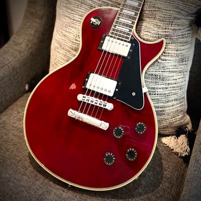 1980 Gibson Les Paul Custom Wine Red – Ebony Board, Norlin Era, OHSC image 1