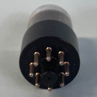 1954 Sylvania 6SN7GTA Vintage Black Plate Chrome Top Motorola Preamp Tube! T262 image 6