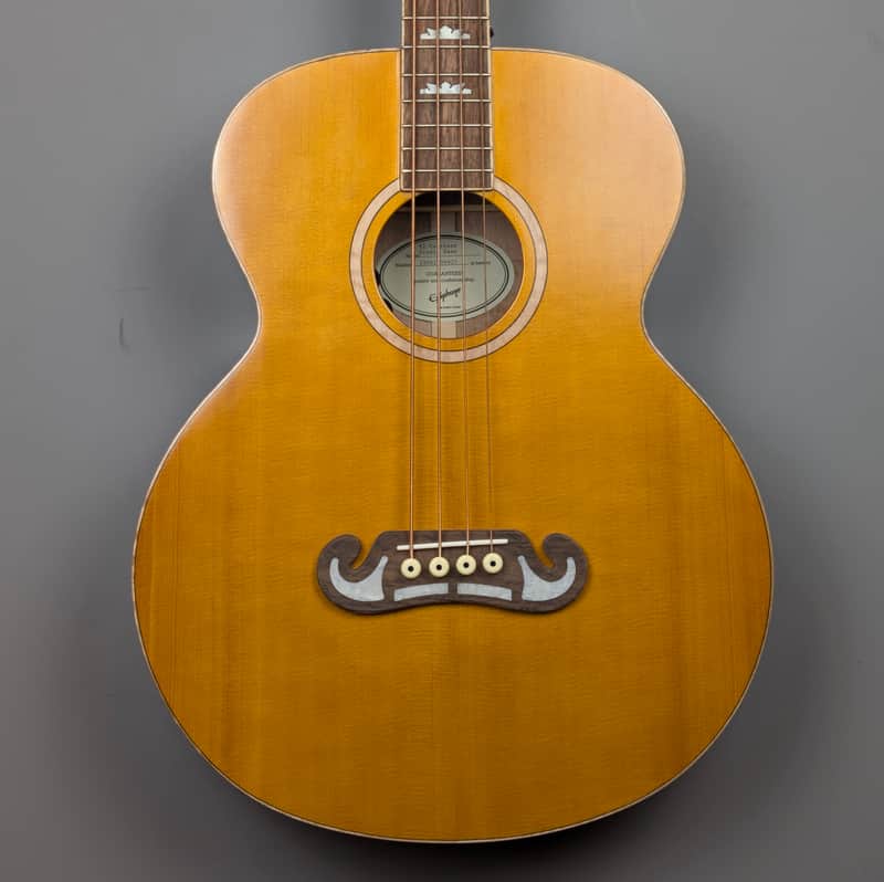 Epiphone El Capitan J-200 Studio Bass 2022 - Vintage Natural image 1