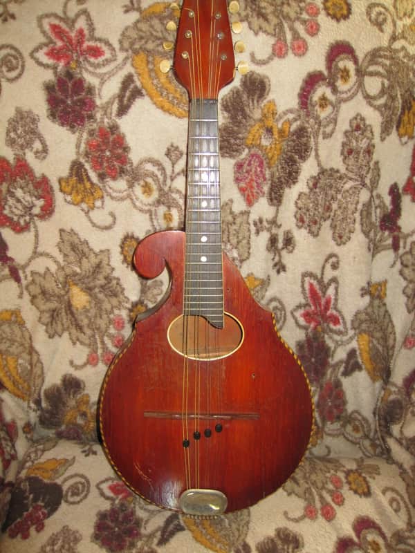 Regal Reverse-Scroll Flatback Mandolin #107 (1914-1935) image 1