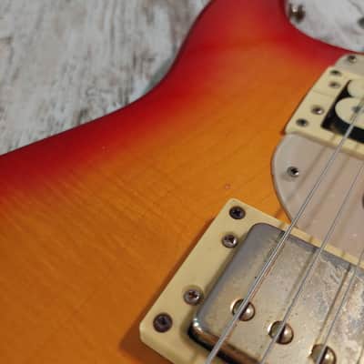 Vintage 1975 Epiphone ET-290 MIJ Matsumoku Crestwood Cherry Sunburst image 7