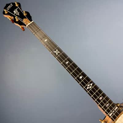 Ome Wicklow 11" 19-Fret Tenor Curly Maple Openback Banjo with Rolled Brass Ring image 14