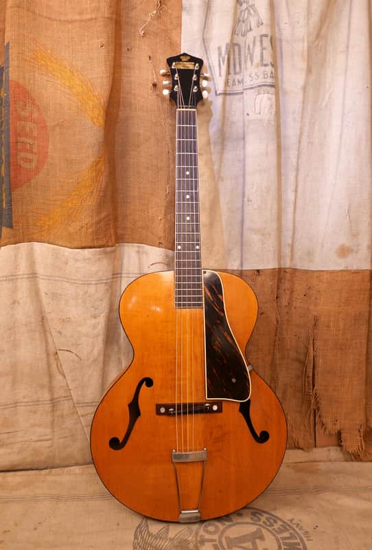 Recording King M-3 Archtop Acoustic Guitar 1940 - Blond image 1