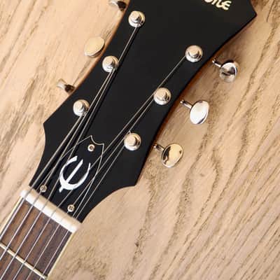 2009 Epiphone Inspired by John Lennon Casino Sunburst w/ Case, Gibson USA P-90s image 4