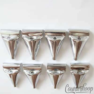 Slingerland 8x Sound King Tension T-Rod-Claws Bass/Snare Drum Vintage Chrome 60s image 2