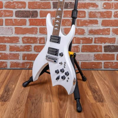 B.C. Rich USA Rich Bich Standard Glitter Rock White Built by Neal Moser in 2023 w/OHSC image 5