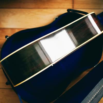 1974 Takamine Elite TW-50 – Made in Japan | Solid Top | Good Condition | Hard Case | Abalone Fascia image 14