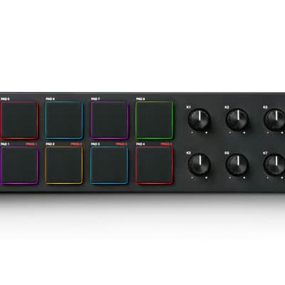 Akai LPD8 MKII MIDI Pad Controller 2022 - Present - Black image 3