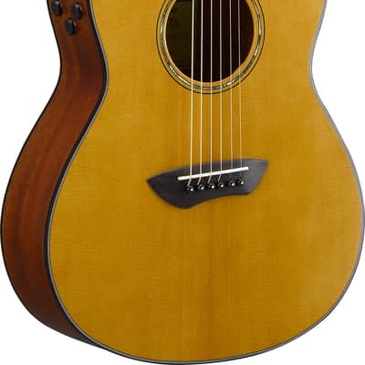 Yamaha CSF-TA TransAcoustic Parlor CSF Guitar with Bag image 2