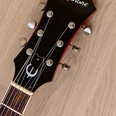 1991 Epiphone Casino Electric Guitar Cherry w/ Bigsby & Case, Pre-Elitist, Japan Terada imagen 4