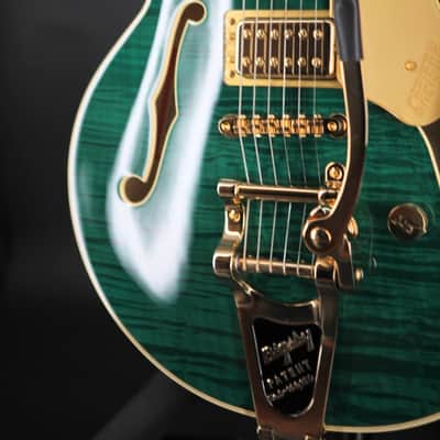 Gretsch Broadkaster Jr. LX Figured Semi-Hollow 2026 - Tropic Aura image 4