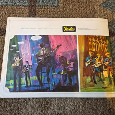 Vintage 1966-1967 Fender Musical Instruments Full-Line Catalog! Rare, Original Case Candy, Paperwork! image 21