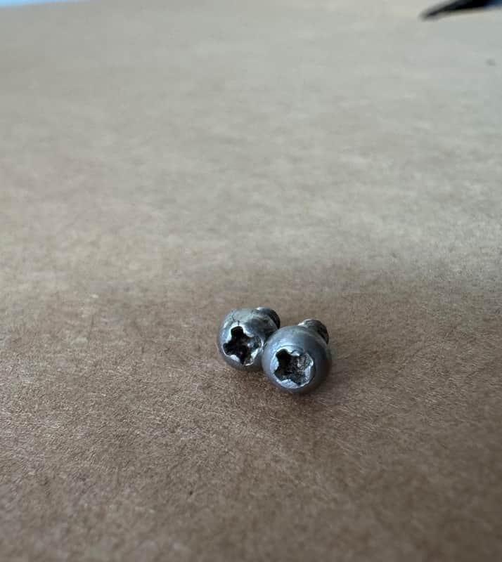Gibson Vintage 1959 Nickel Les Paul ES Truss Rod Cover Screws 1956 1957 1958 60 image 1